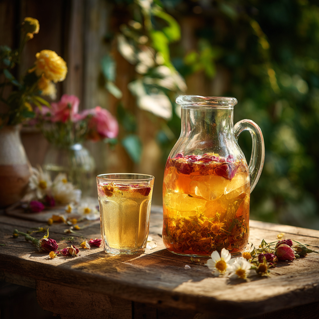 How to Make an Iced Herbal Infusion