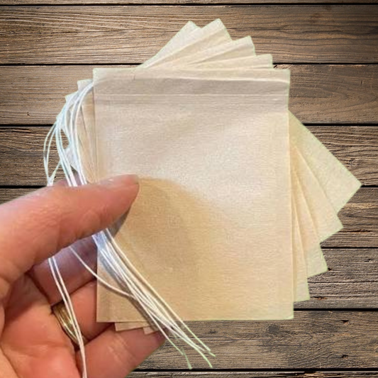 Unbleached Drawstring Tea Bags | Pack of 15